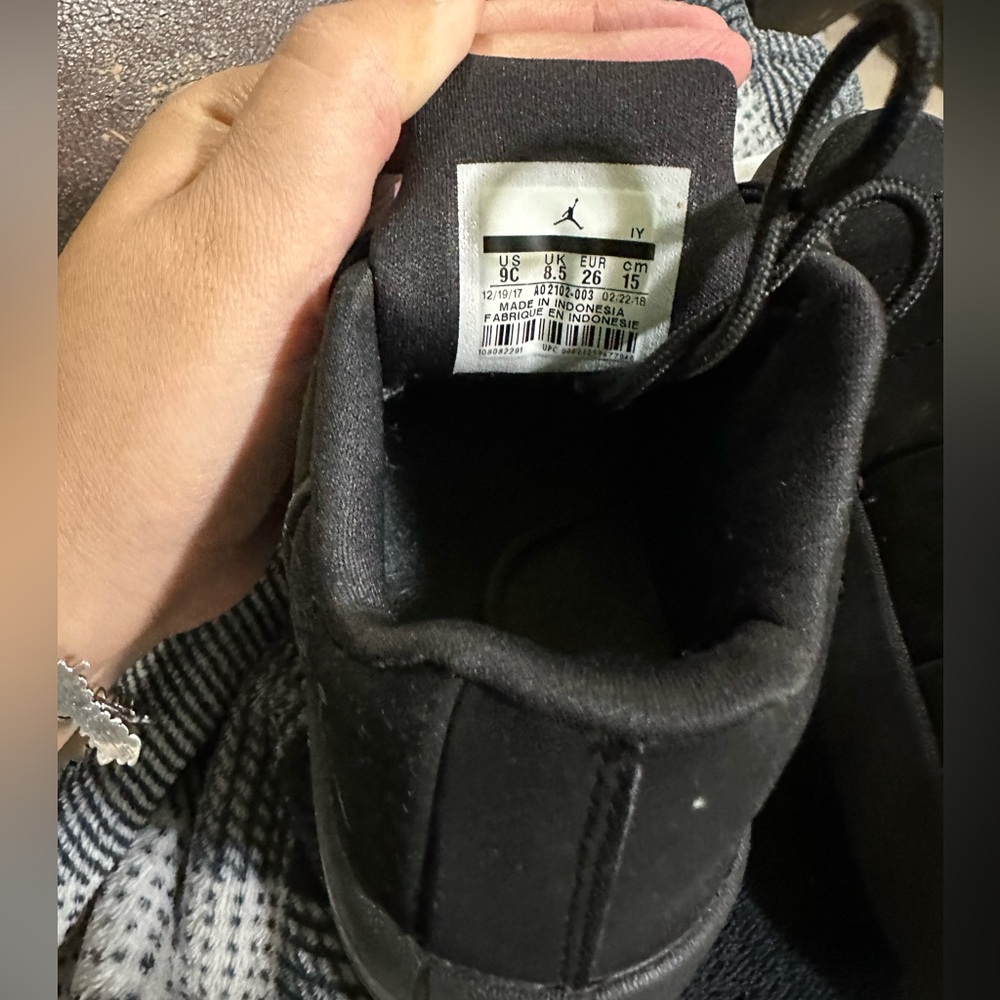Jordan Kids Black Sneakers